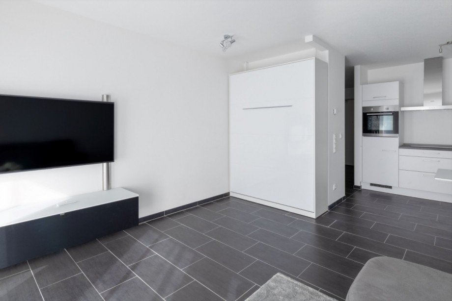 Schlafbereich Etagenwohnung Frankfurt, Nied