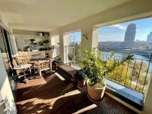 Loggia MAINHATTAN: Wohnen am Fluss - Exklusiver Wohntraum mit hochwertiger Ausstattung!