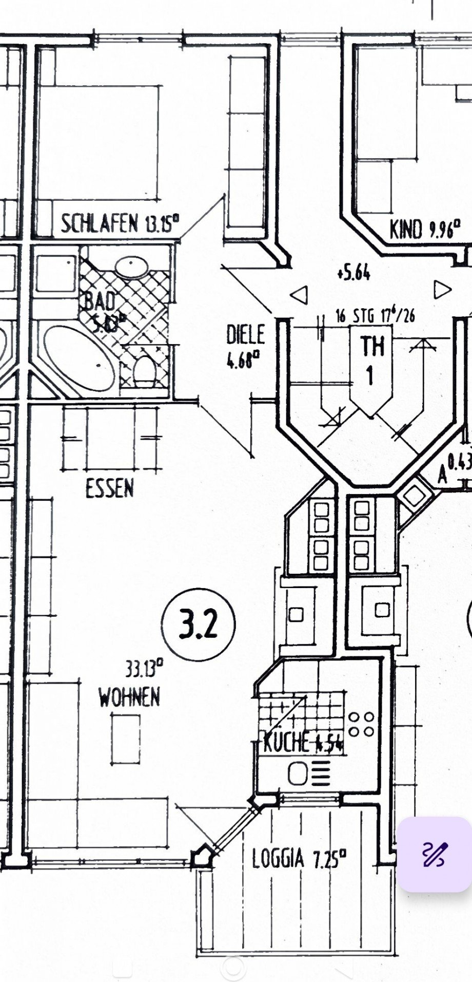 Grundriss Etagenwohnung Hattersheim
