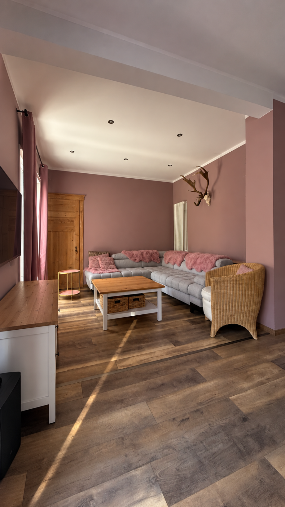Wohnzimmer Einfamilienhaus Fl�rsheim am Main, Deutschland