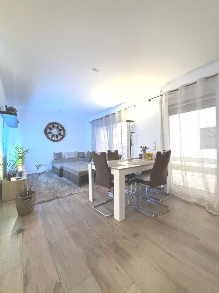 Wohnzimmer Kelsterbach Wohnung Moderne 3-Zimmer-Neubauwohnung mit Terrasse & hochwertiger Ausstattung