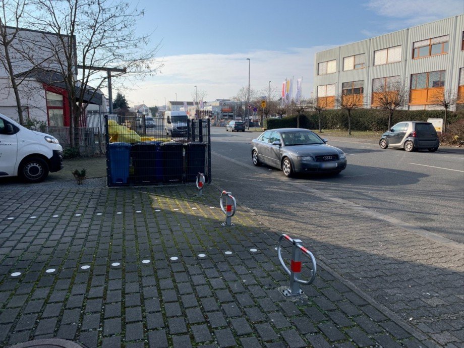 Aussicht auf Stra�e Etagenwohnung R�sselsheim am Main