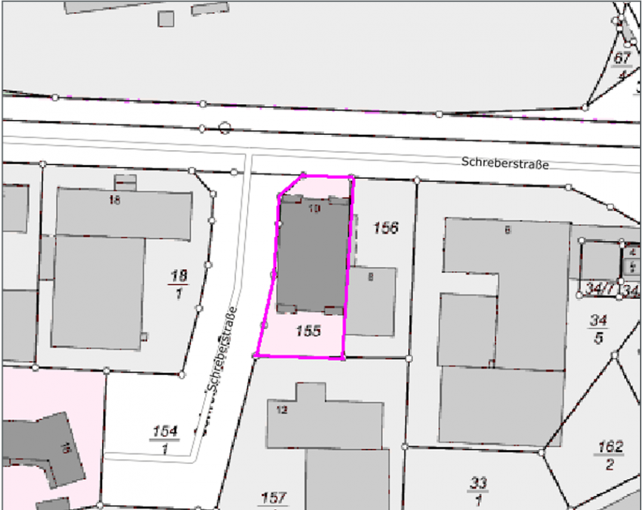 Katasterplan Einfamilienhaus Offenbach am Main