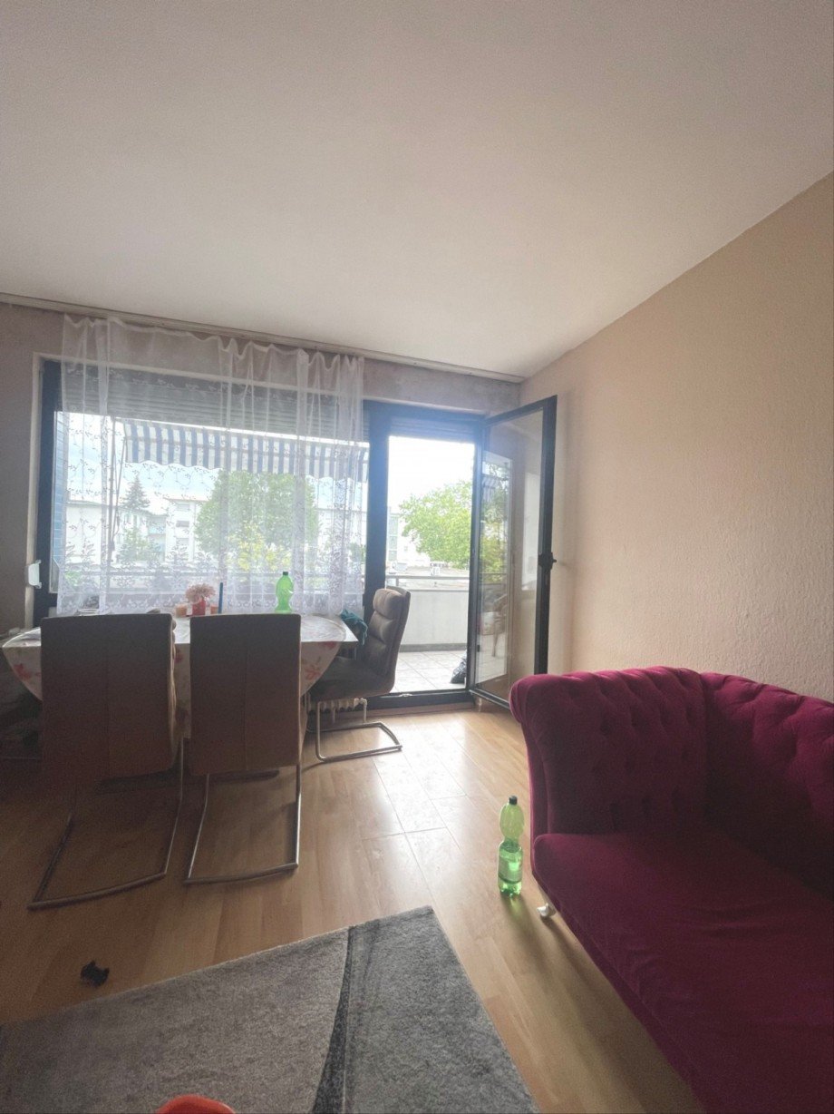 Wohnzimmer / Essbereich Etagenwohnung R�sselsheim am Main