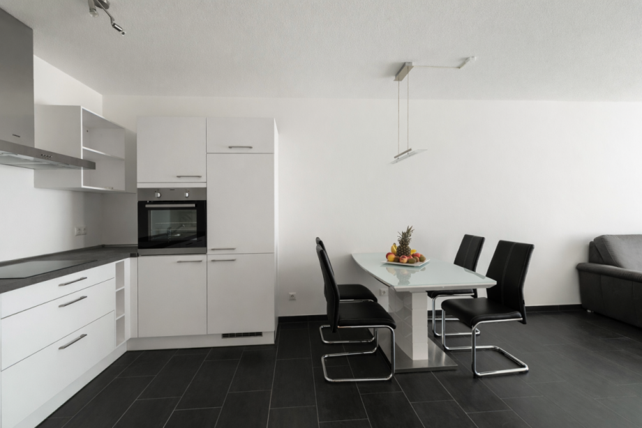 Wohnzimmer und K�che Etagenwohnung Frankfurt am Main