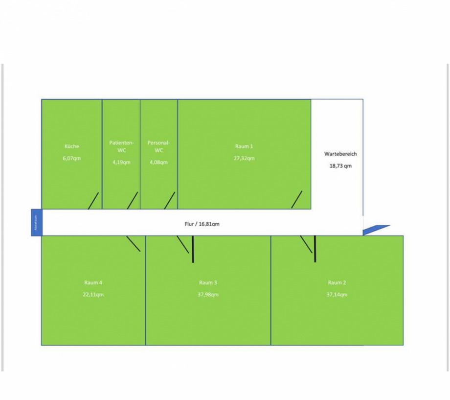 Grundriss B�rofl�che Offenbach am Main