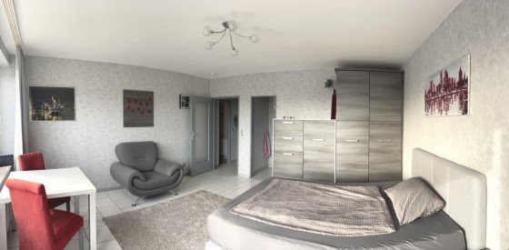 Hauptbild Ohne Provision!!! (Möblierte) Mini-Penthouse-Wohnung mit einzigartigem Balkon-Skyline-Blick