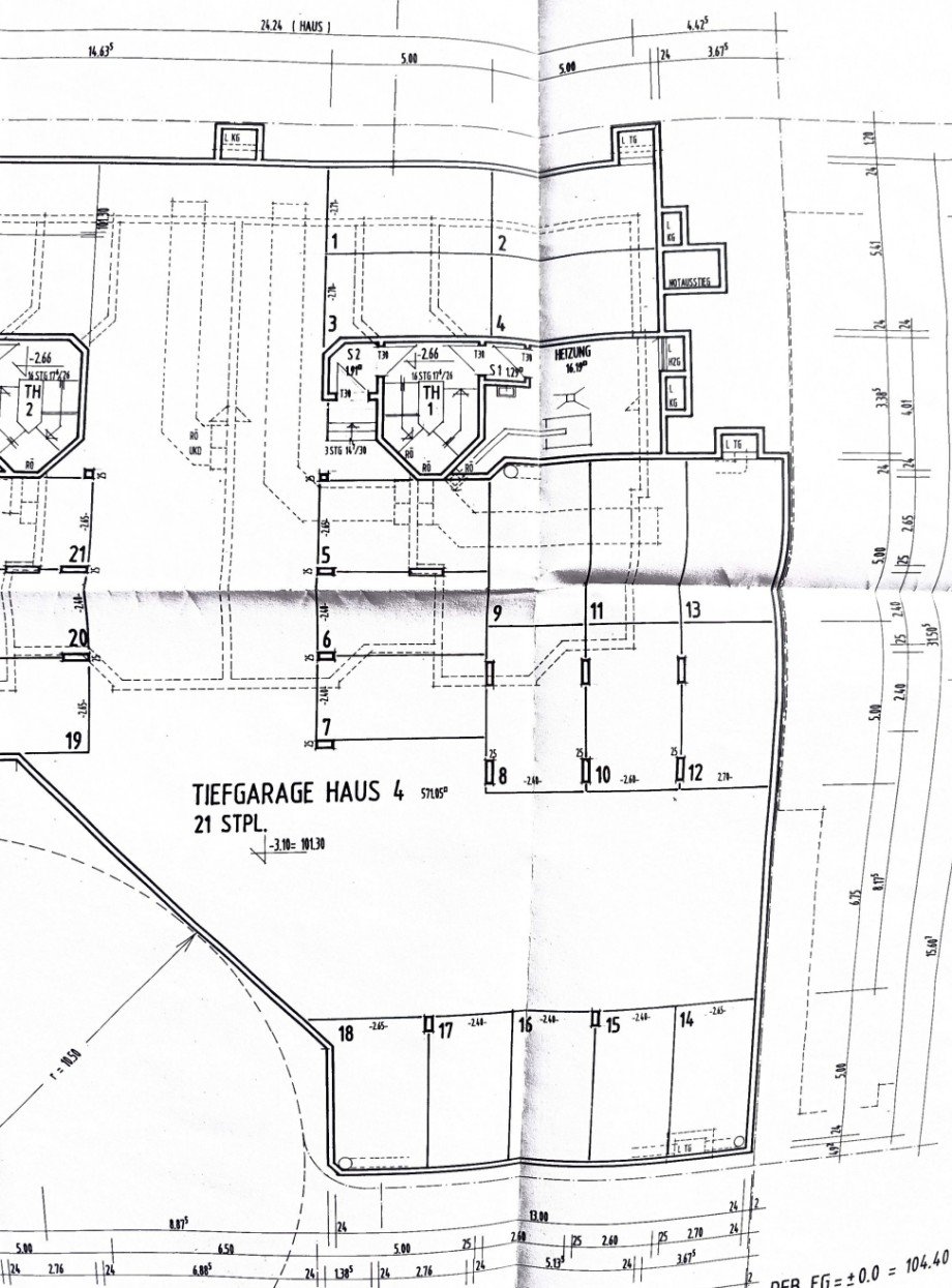 Tiefgarage Stellplatz 15 Etagenwohnung Hattersheim