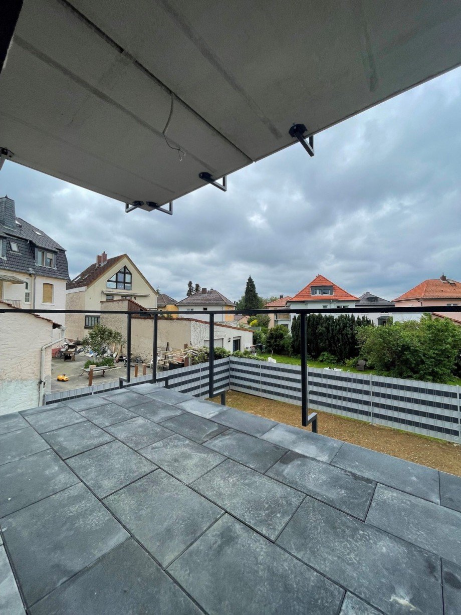 Balkon Erdgeschosswohnung Fl�rsheim am Main