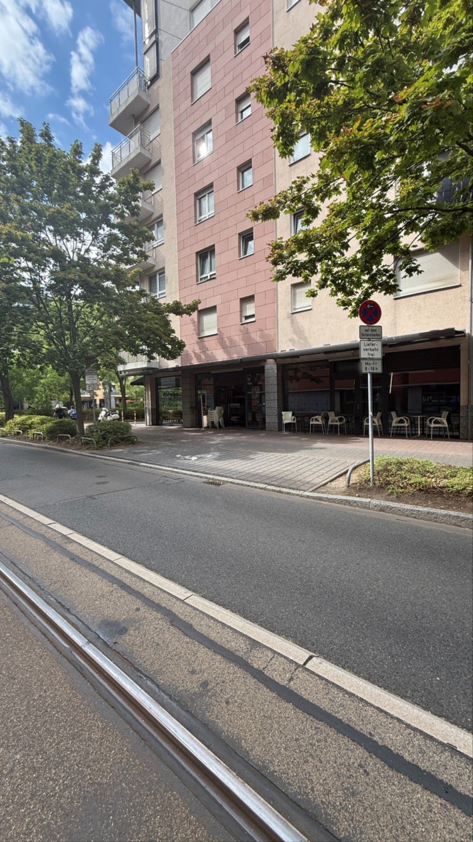 Au�enansicht Ladenlokal Frankfurt